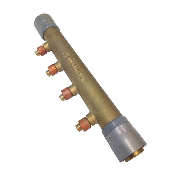 Picture of Buteline Brass Manifold 22mm inlet, 3 x 16mm outlet