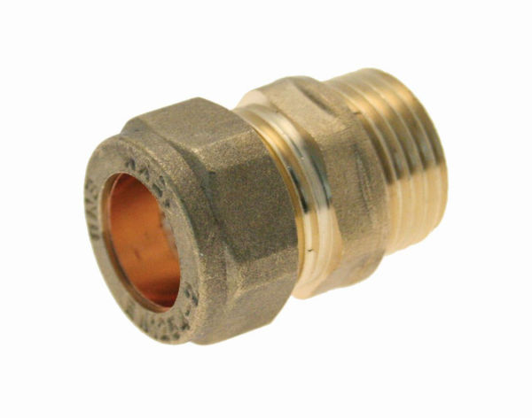 Picture of Compression Male Iron Adaptor 10mm x ⅜"