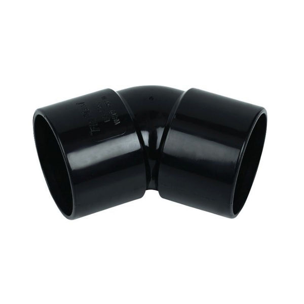 Floplast 32mm Solvent 135°Bend Black WS18B