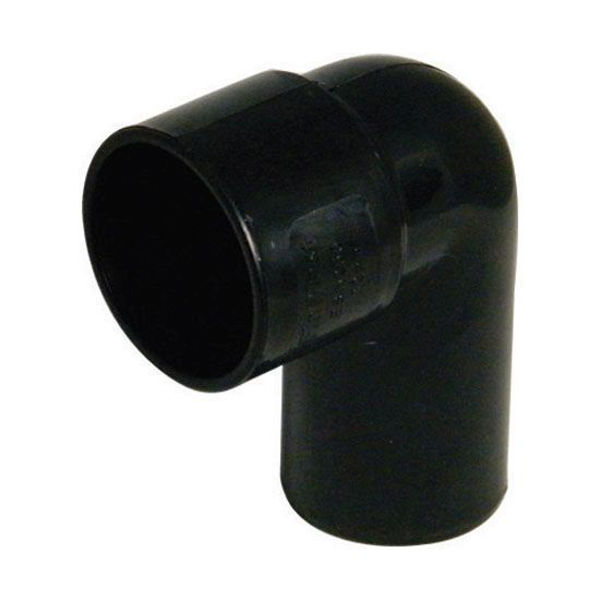 Floplast 32mm Solvent 90° Street Bend Black WS26B