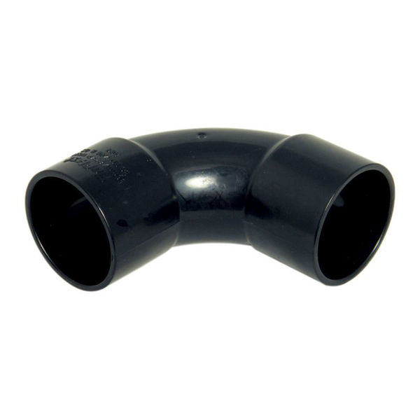 Floplast 40mm Solvent 92.5°Bend Black WS15B