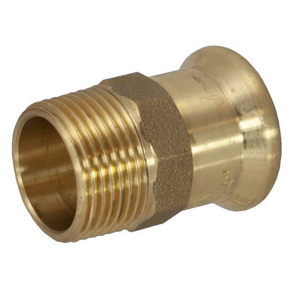 Picture of PEGASUS PressFit Coupler Male 15mm x ¾"