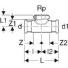 Geberit Gas Mapress Tee