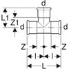 Picture of Geberit Mapress T-Piece Equal 66.7mm