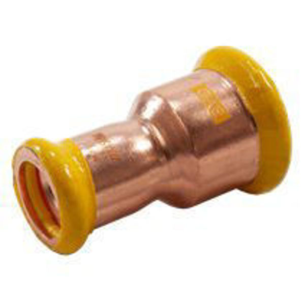 Picture of PEGASUS Gas PressFit Reducing Coupler 28mm x 15mm