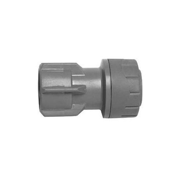 Picture of PolyPlumb Tap Connector Straight (Plastic) 15mm x 3/4”