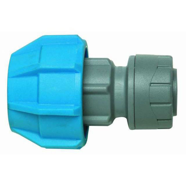 Picture of PolyPlumb MDPE Polyfast Adaptor 22mm x 25mm