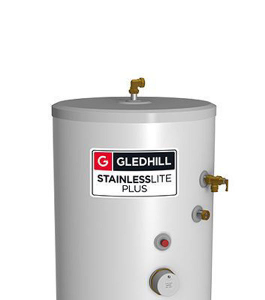 Picture of Gledhill Stainless Lite Plus Solar 250L Indirect Unvented Cylinder